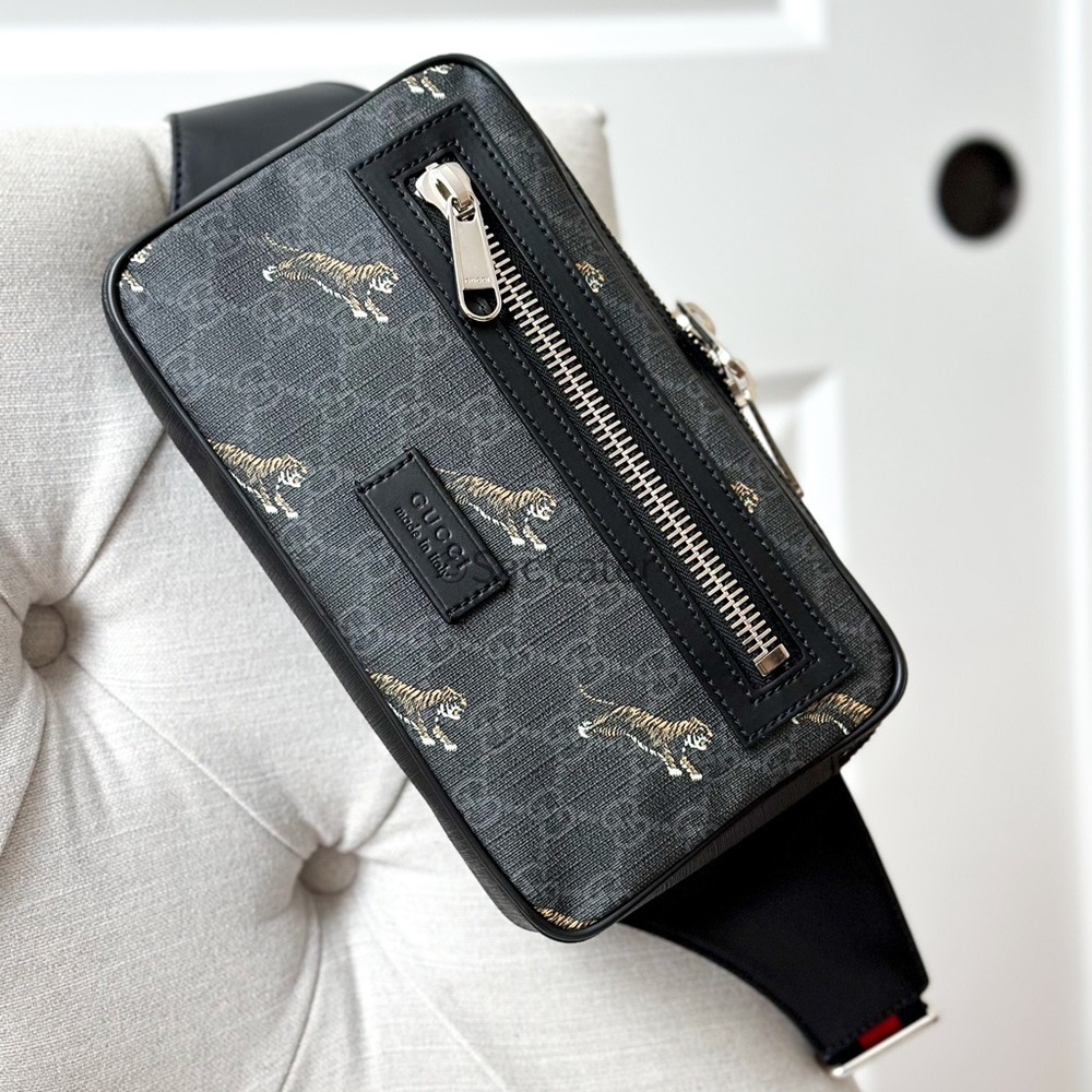 NEW | GUCCI GG bestiary tiger belt bag crossbody/bumbag unisex (RARE …